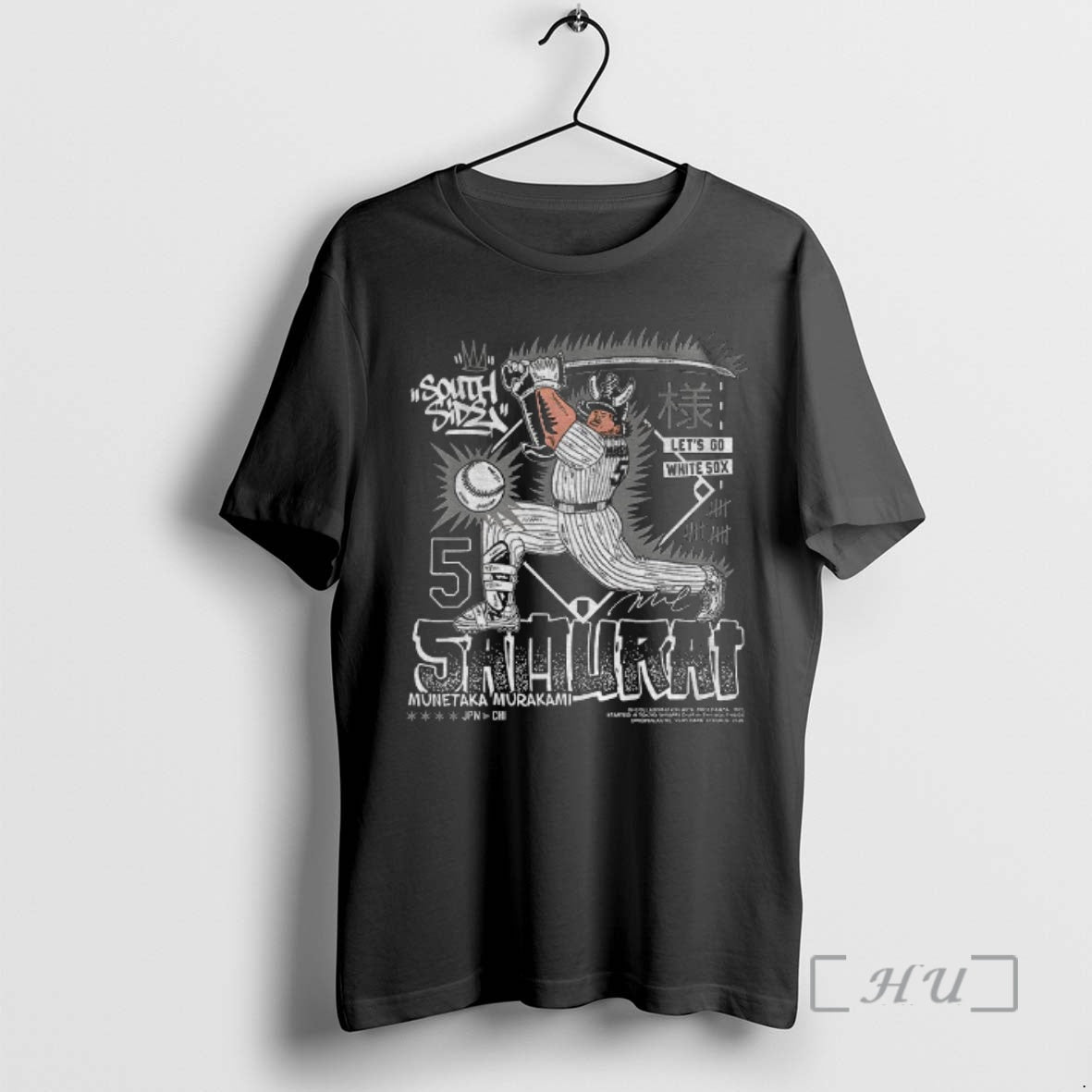 Officials Munetaka Murakami Kami Sama Slugger Swing - Adult & Kids T-Shirts, Sweatshirts & Hoodies apparel design preview 1