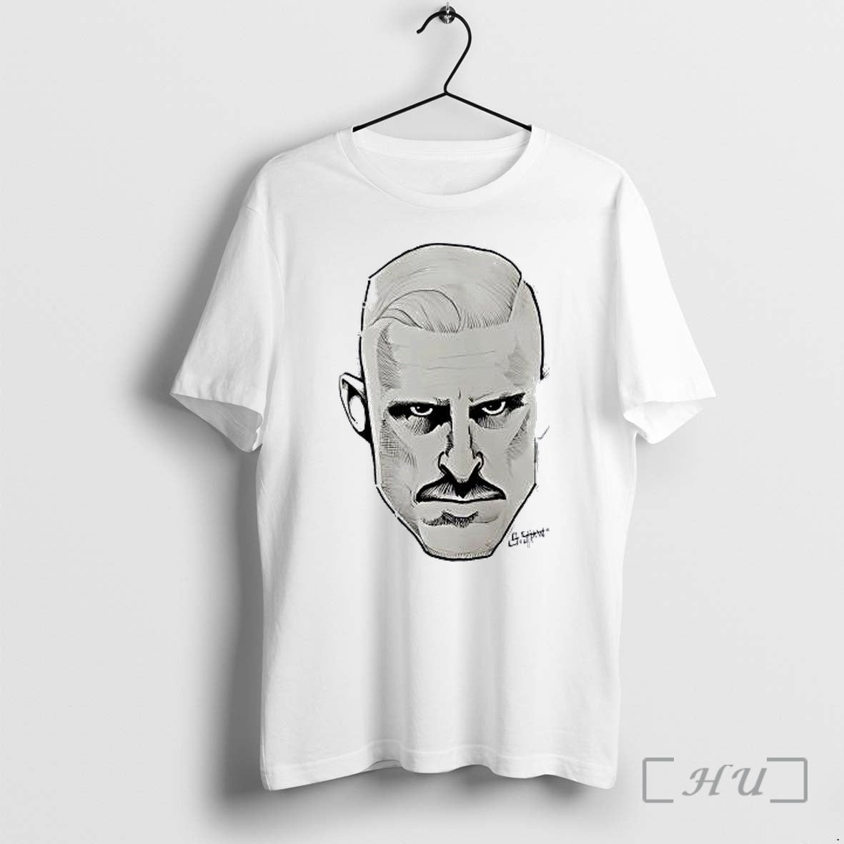 Officials Mustache Man Portrait Inmustache Shirttense - Adult & Kids T-Shirts, Sweatshirts & Hoodies apparel design preview 1