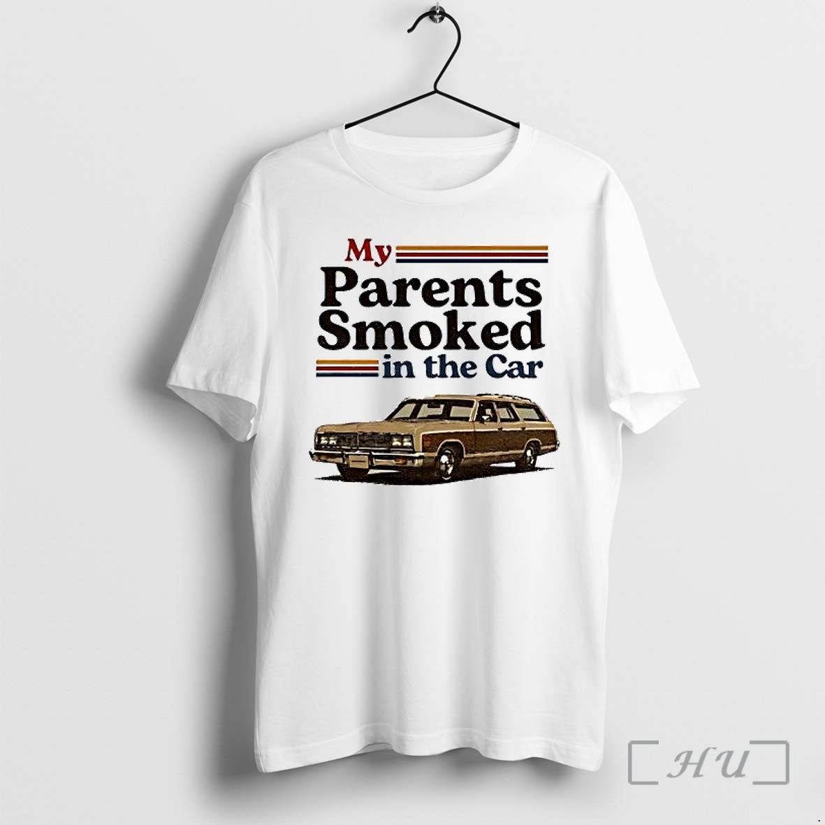Officials My Parents Smoked In The Car Woodie Wagon - Adult & Kids T-Shirts, Sweatshirts & Hoodies apparel design preview 1
