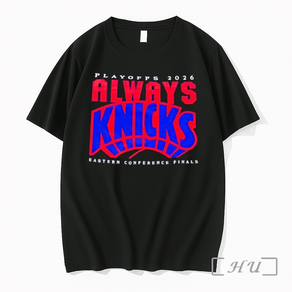Officials Nba Playoffs 2026 Always Knicks Eastern - Adult & Kids T-Shirts, Sweatshirts & Hoodies apparel design preview 1