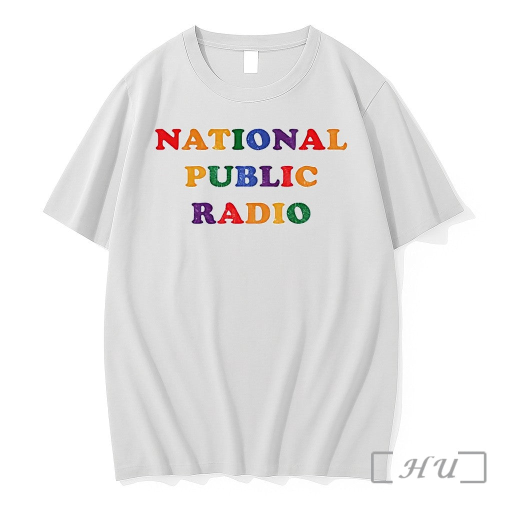 Officials National Public Radio Npr Colorful Logo - Adult & Kids T-Shirts, Sweatshirts & Hoodies apparel design preview 1