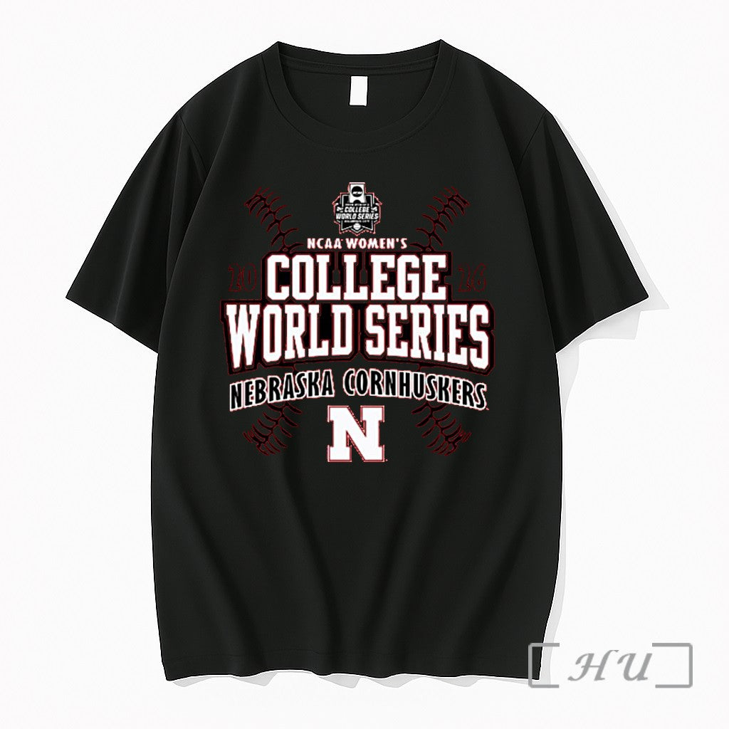 Officials Nebraska Huskers Softball 2026 Womens - Adult & Kids T-Shirts, Sweatshirts & Hoodies apparel design preview 1