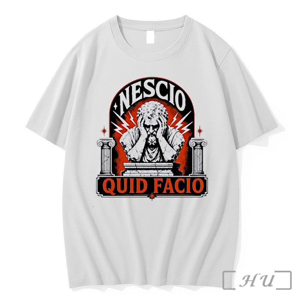 Officials Nescio Quid Facio Ancient Roman Premium - Adult & Kids T-Shirts, Sweatshirts & Hoodies apparel design preview 1