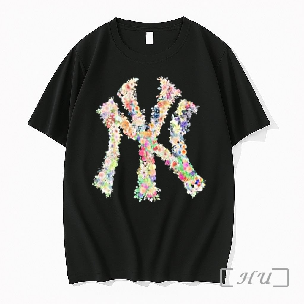 Officials New York Yankees Ny Logo Floral Premium - Adult & Kids T-Shirts, Sweatshirts & Hoodies apparel design preview 1