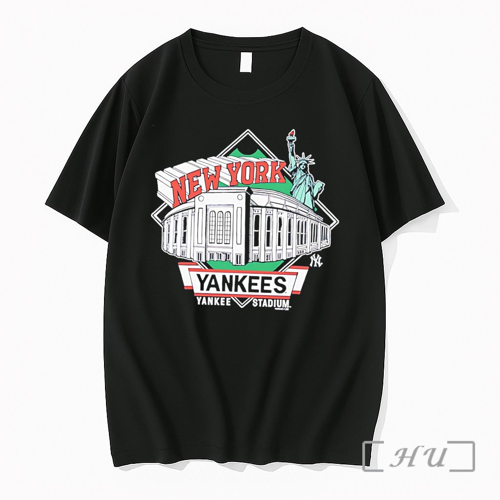 Officials New York Yankees Yankee Stadium Facade - Adult & Kids T-Shirts, Sweatshirts & Hoodies apparel design preview 1
