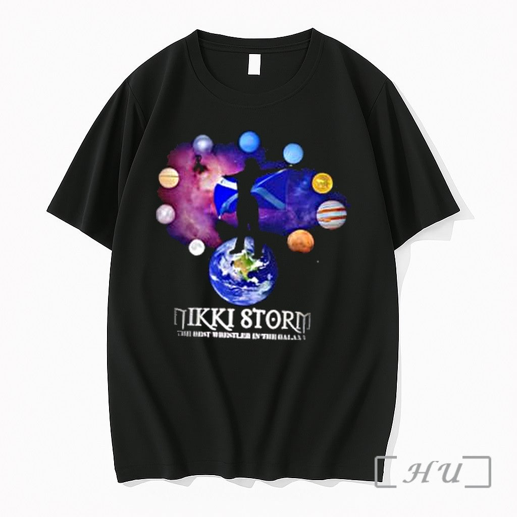 Officials Nikki Stormthe Best Wrestler In The Galaxy - Adult & Kids T-Shirts, Sweatshirts & Hoodies apparel design preview 1