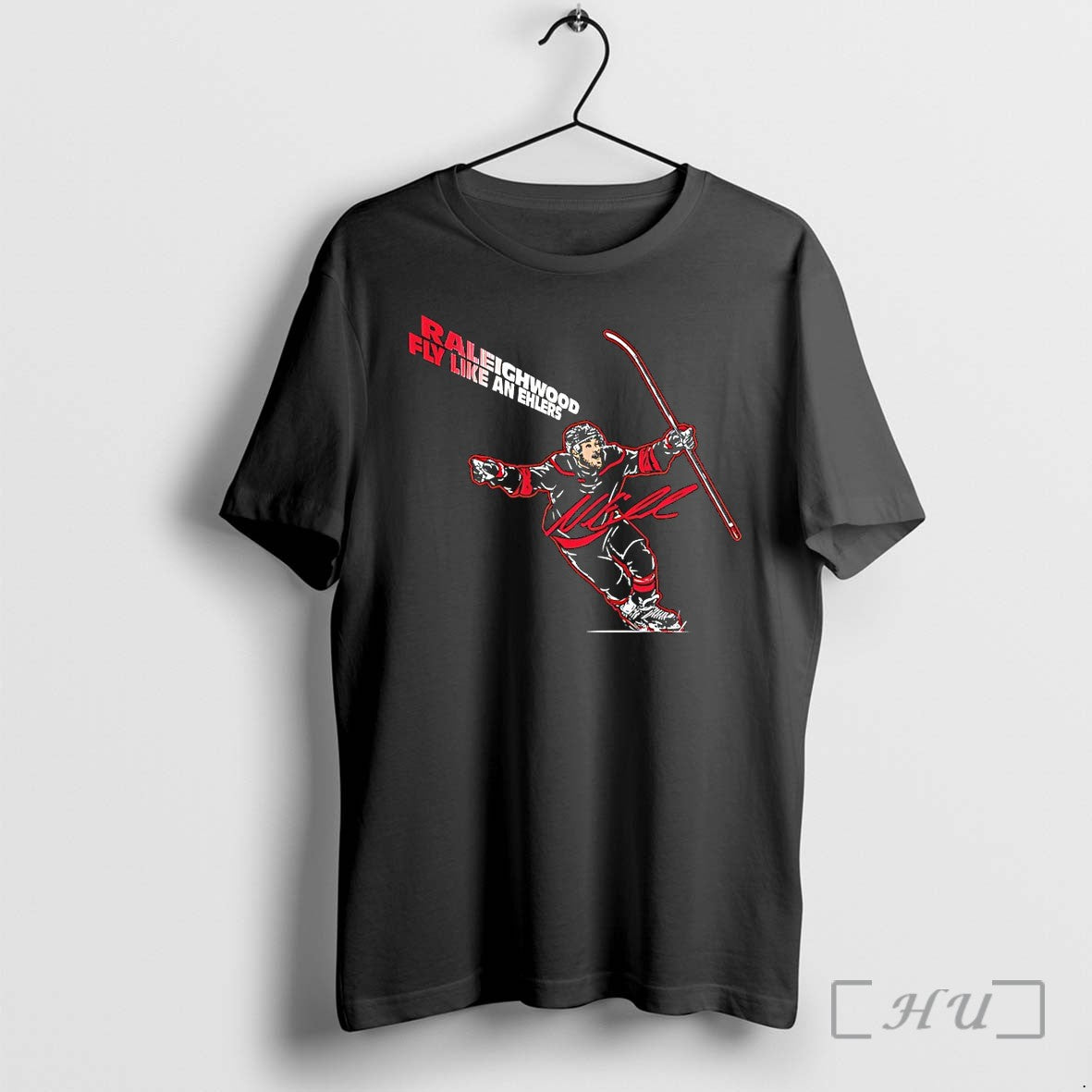 Officials Nikolaj Ehlers Carolina Hockey Fly Like An - Adult & Kids T-Shirts, Sweatshirts & Hoodies apparel design preview 1