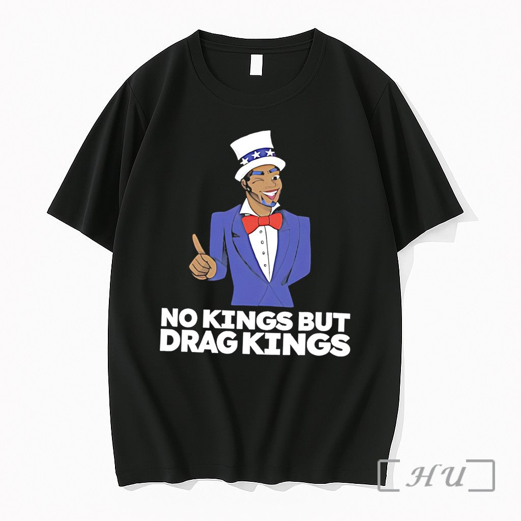 Officials No Kings But Drag With Black Uncle Sam - Adult & Kids T-Shirts, Sweatshirts & Hoodies apparel design preview 1