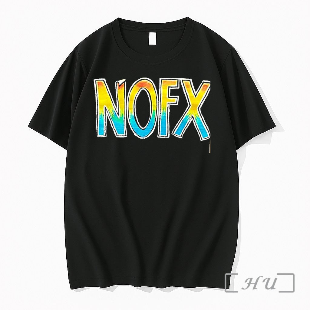 Officials Nofx Gradient Tie Dye Band Logo Premium - Adult & Kids T-Shirts, Sweatshirts & Hoodies apparel design preview 1