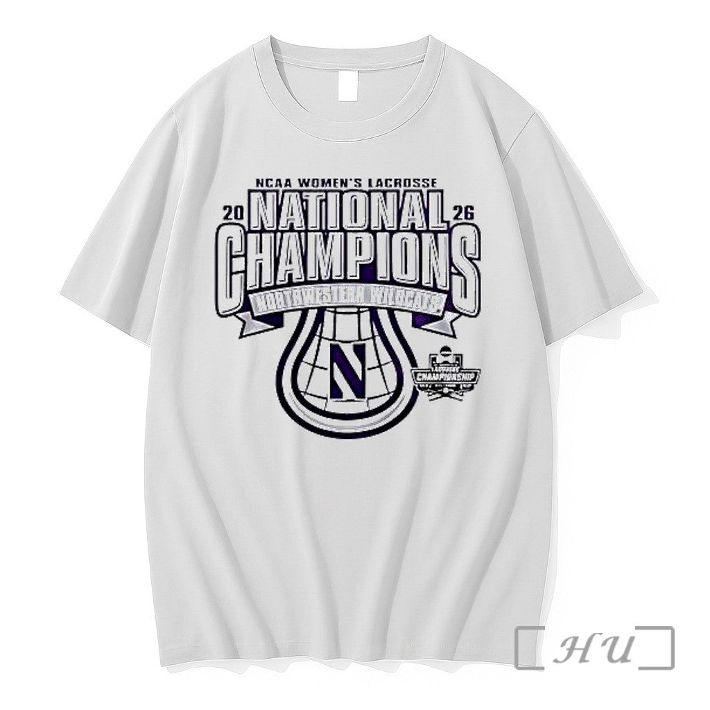 Officials Northwestern Wildcats Womens Lacrosse 2026 - Adult & Kids T-Shirts, Sweatshirts & Hoodies apparel design preview 1