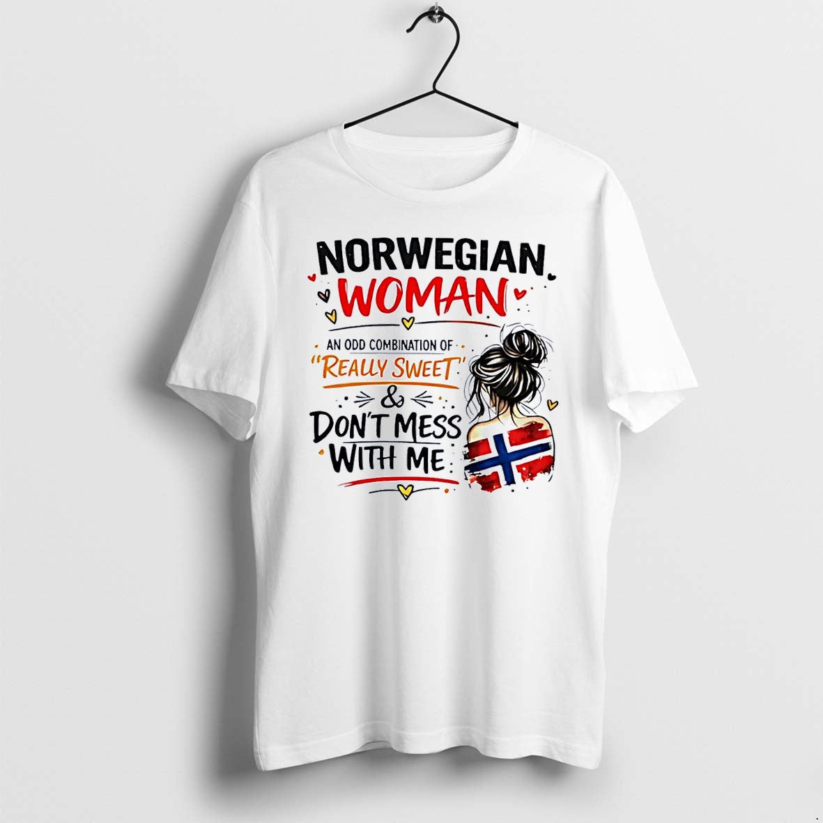 Officials Norwegian Woman Really Sweet Dont Mess With - Adult & Kids T-Shirts, Sweatshirts & Hoodies apparel design preview 1