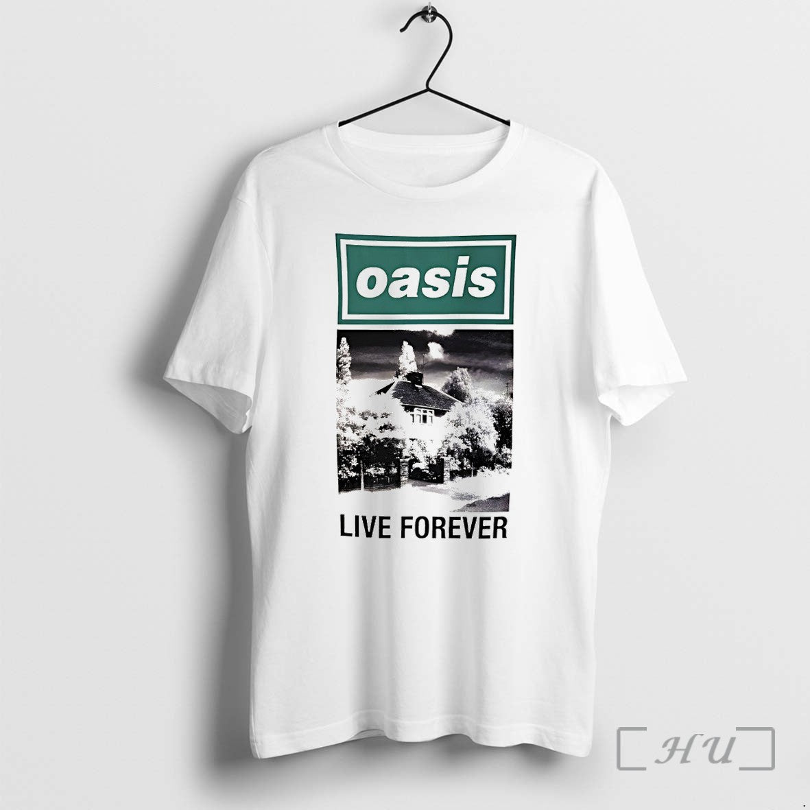 Officials Oasis Live Forever John Lennon House - Adult & Kids T-Shirts, Sweatshirts & Hoodies apparel design preview 1