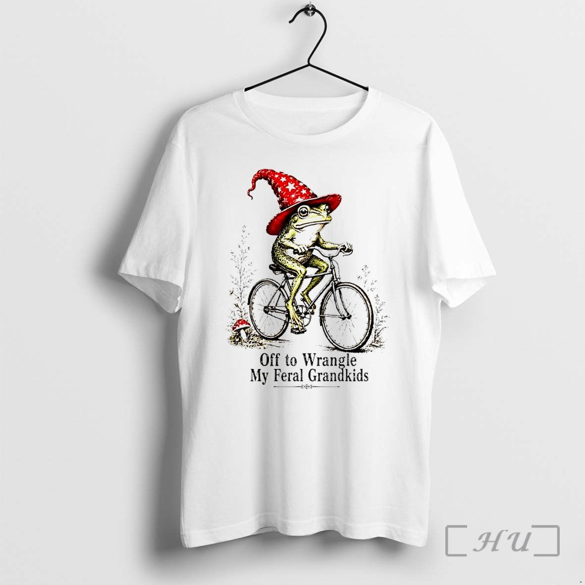 Officials Off To Wrangle My Feral Grandkids Wizard - Adult & Kids T-Shirts, Sweatshirts & Hoodies apparel design preview 1