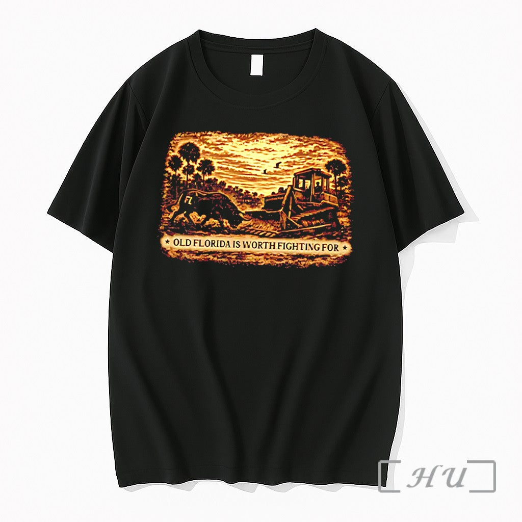 Officials Old Florida Is Worth Fighting For - Adult & Kids T-Shirts, Sweatshirts & Hoodies apparel design preview 1