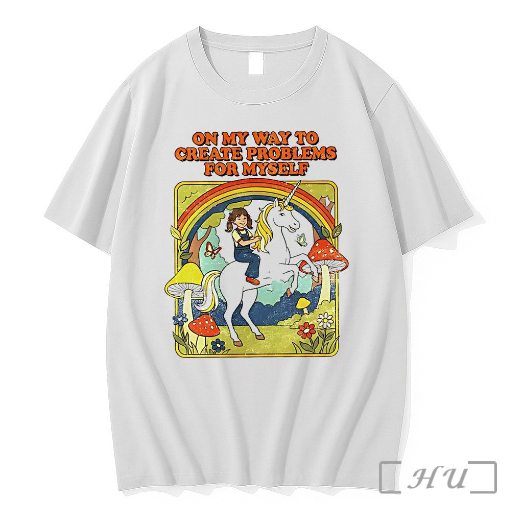 Officials On My Way To Create Problems For Myself - Adult & Kids T-Shirts, Sweatshirts & Hoodies apparel design preview 1