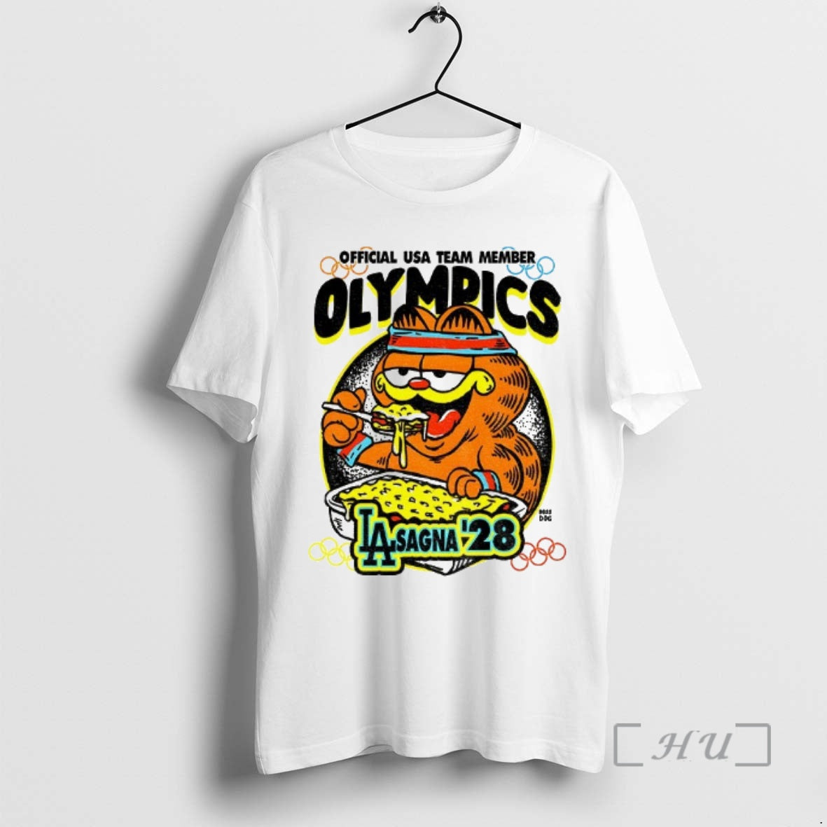 Officials Orange Cat Usa Team Member Olympics Los - Adult & Kids T-Shirts, Sweatshirts & Hoodies apparel design preview 1