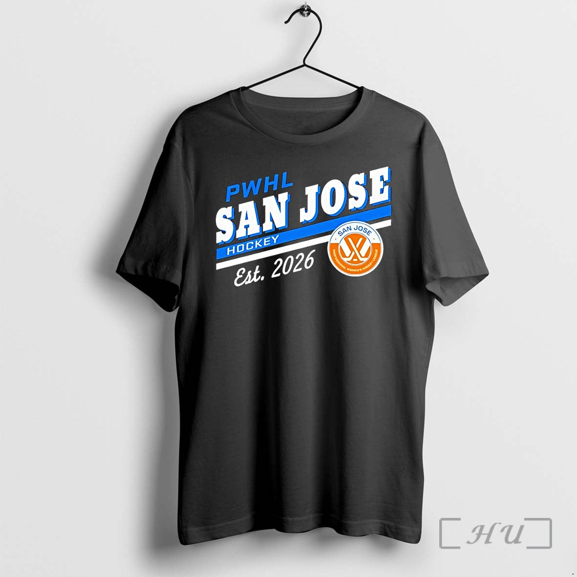Officials Pwhl San Jose Sharks Hockey Est 2026 - Adult & Kids T-Shirts, Sweatshirts & Hoodies apparel design preview 1