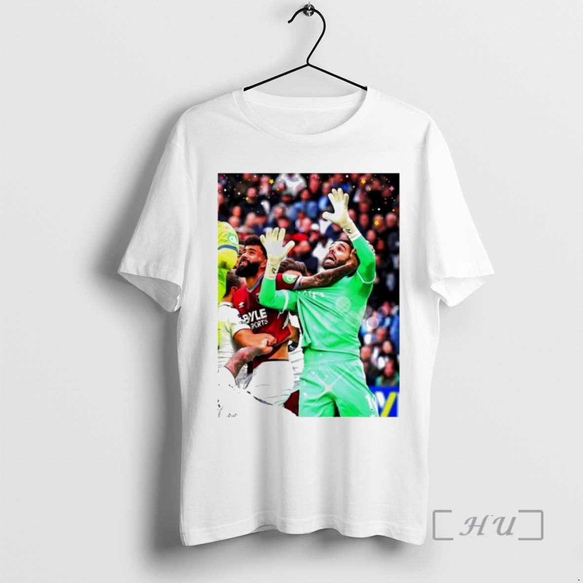 Officials Pablo Fouled David Raya Football Moment - Adult & Kids T-Shirts, Sweatshirts & Hoodies apparel design preview 1
