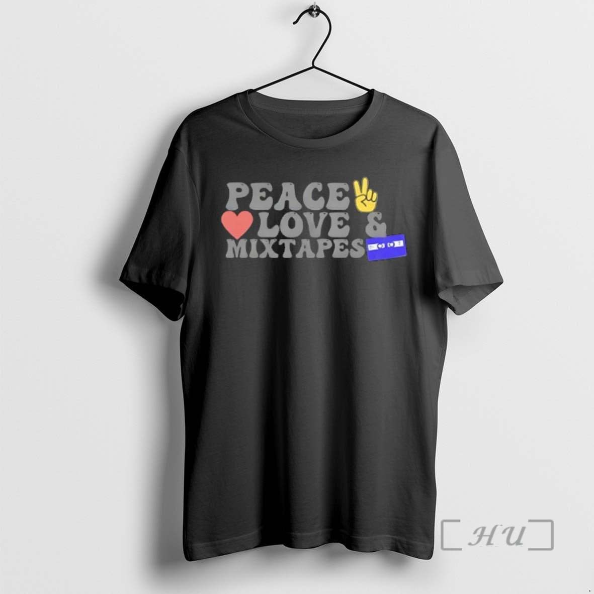 Officials Peace Love And Mixtapes - Adult & Kids T-Shirts, Sweatshirts & Hoodies apparel design preview 1