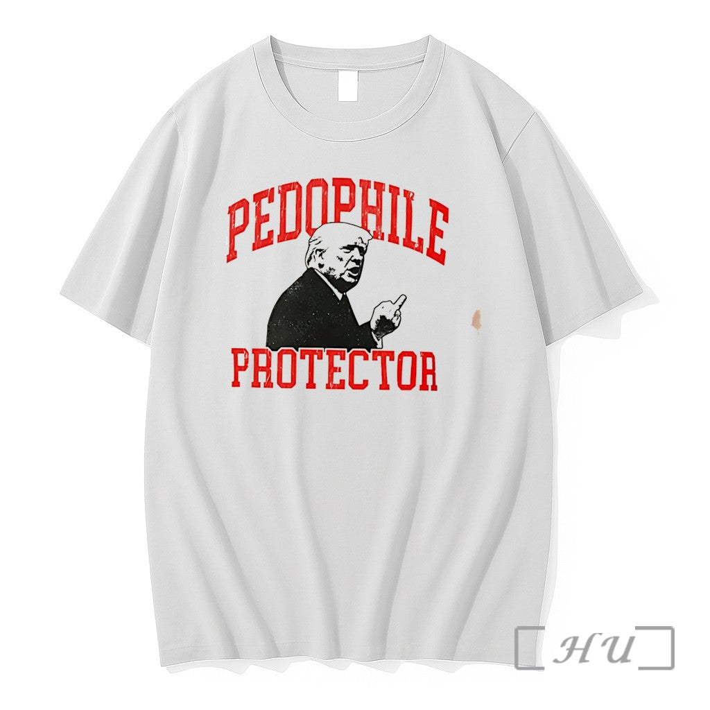 Officials Pedo Protector Trump Middle Finger - Adult & Kids T-Shirts, Sweatshirts & Hoodies apparel design preview 1