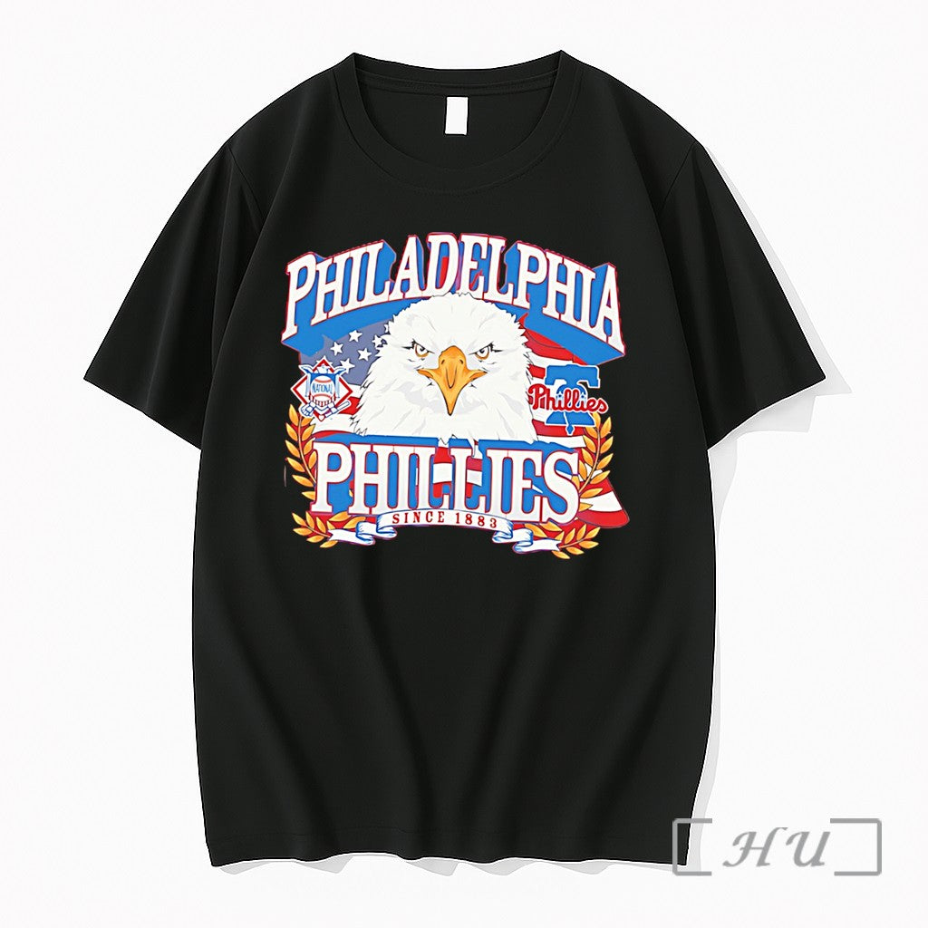 Officials Philadelphia Phillies Americana Eagle - Adult & Kids T-Shirts, Sweatshirts & Hoodies apparel design preview 1