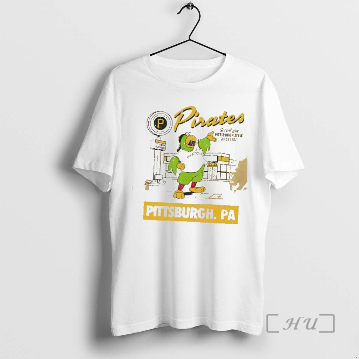 Officials Pittsburgh Pirates Servin You Pittburgh - Adult & Kids T-Shirts, Sweatshirts & Hoodies apparel design preview 1