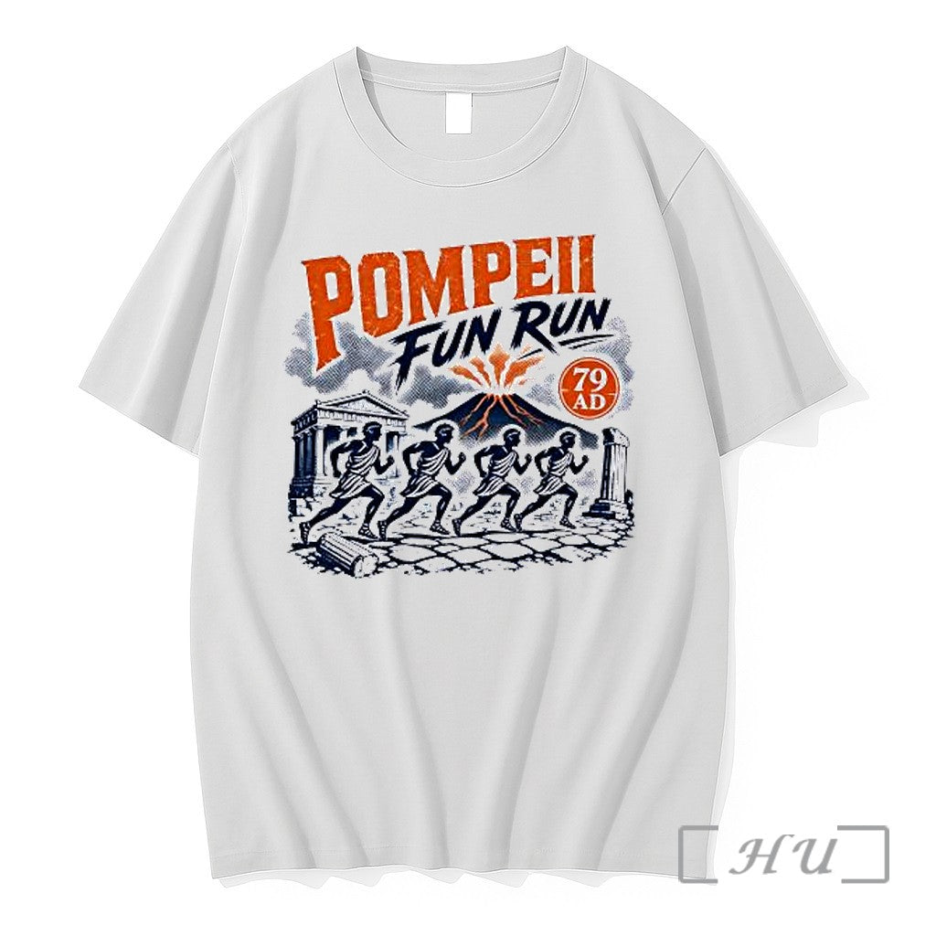 Officials Pompeii Fun Run 79 Ad Mount Vesuvius Roman - Adult & Kids T-Shirts, Sweatshirts & Hoodies apparel design preview 1