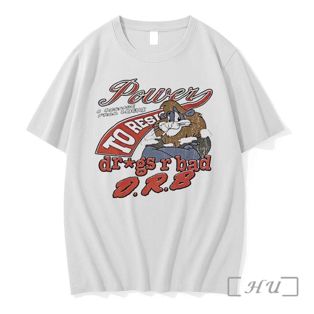 Officials Power A Message From Lucki Reset To Drgs R - Adult & Kids T-Shirts, Sweatshirts & Hoodies apparel design preview 1