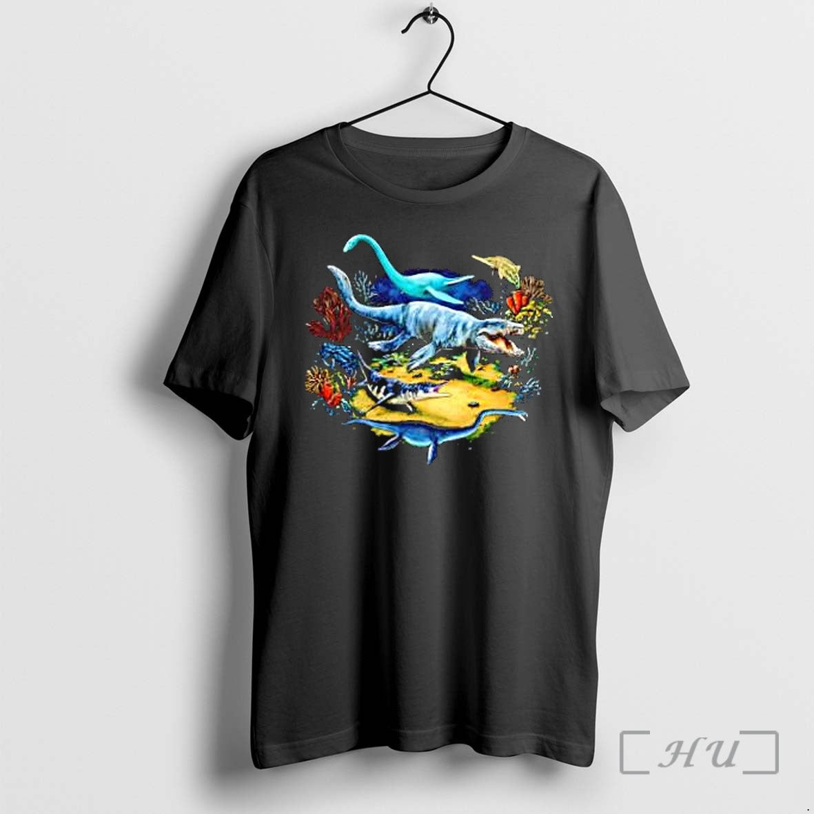 Officials Prehistoric Ocean Mosasaur Plesiosaur - Adult & Kids T-Shirts, Sweatshirts & Hoodies apparel design preview 1