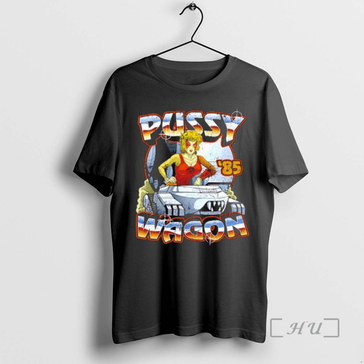 Officials Pussy Wagon 85 Graphic - Adult & Kids T-Shirts, Sweatshirts & Hoodies apparel design preview 1