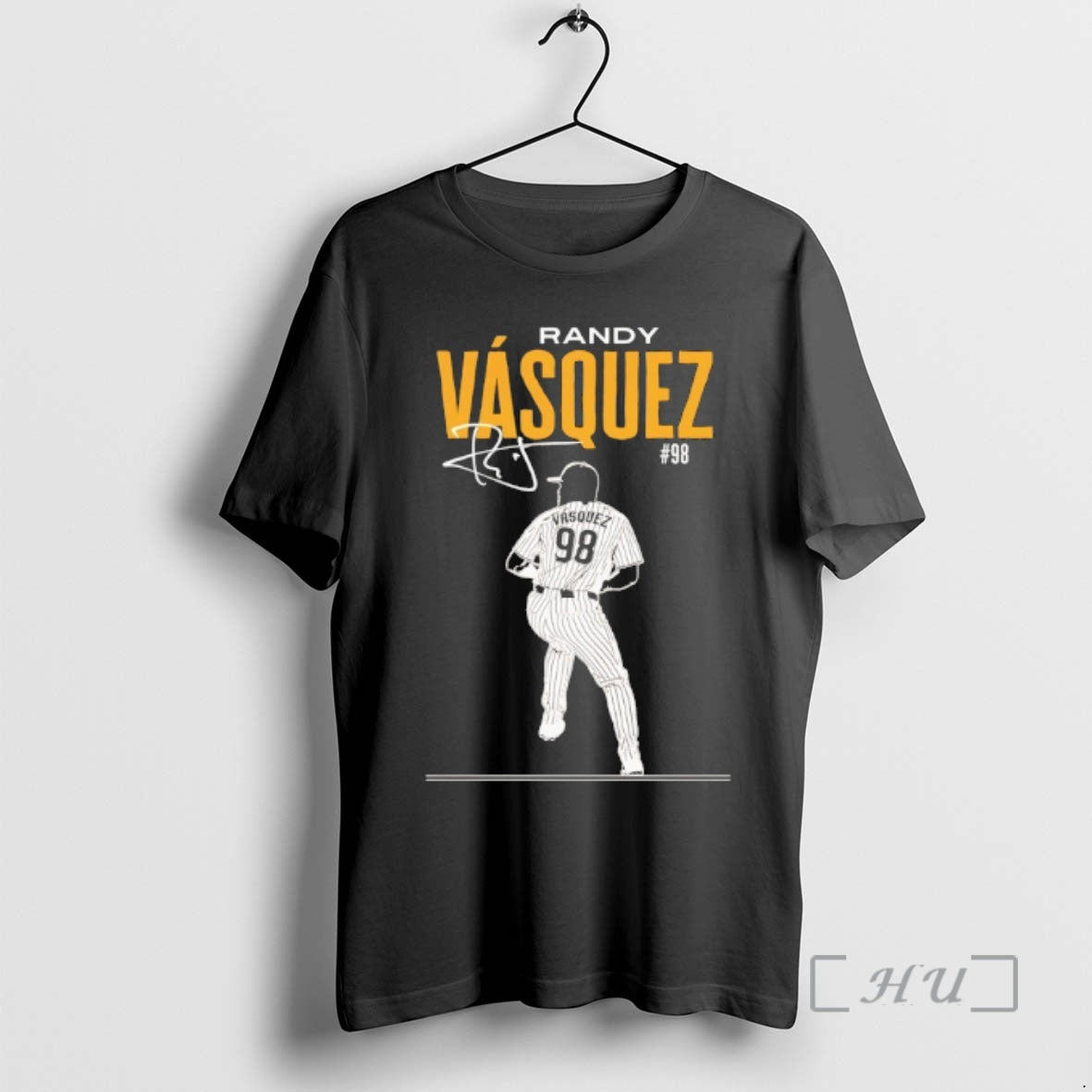 Officials Randy Vasquez 98 San Diego Padres Pitcher - Adult & Kids T-Shirts, Sweatshirts & Hoodies apparel design preview 1
