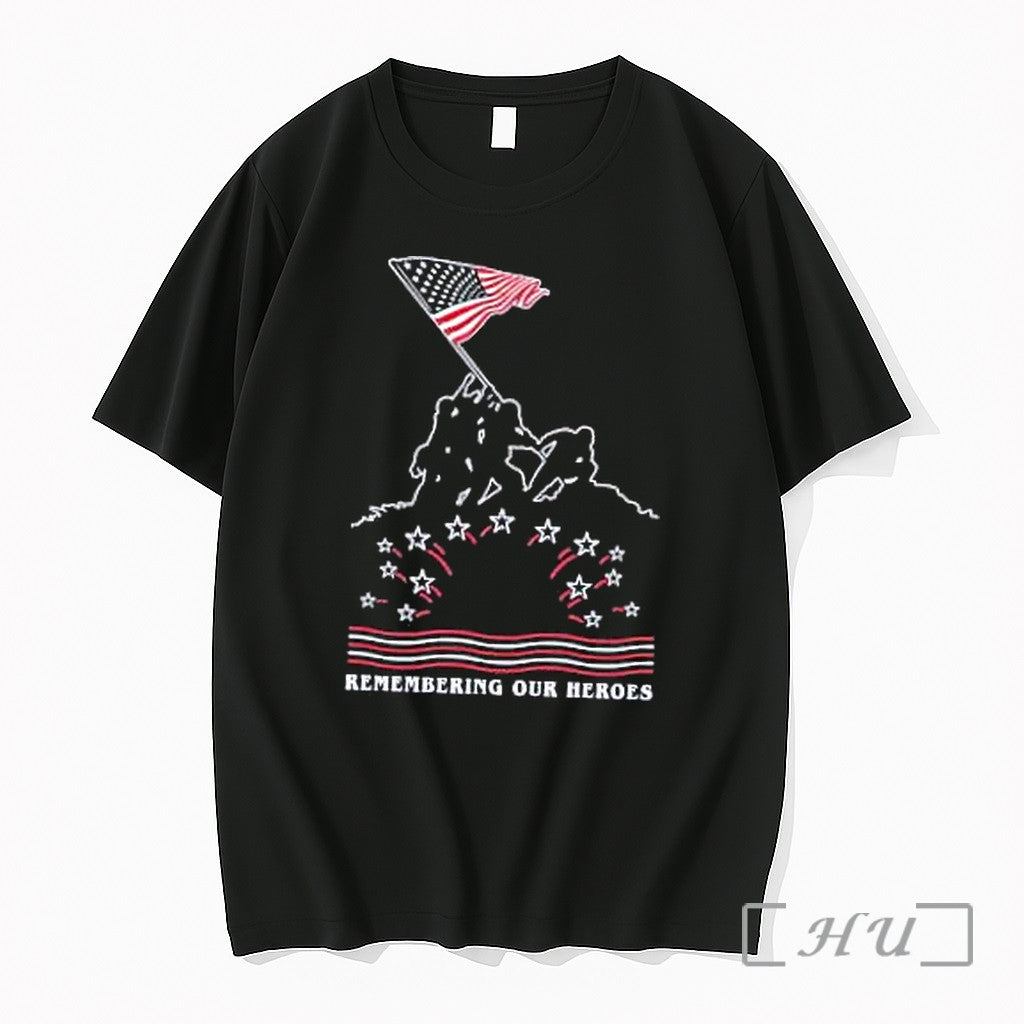 Officials Remembering Our Heroes Flag Premium Sweater - Adult & Kids T-Shirts, Sweatshirts & Hoodies apparel design preview 1