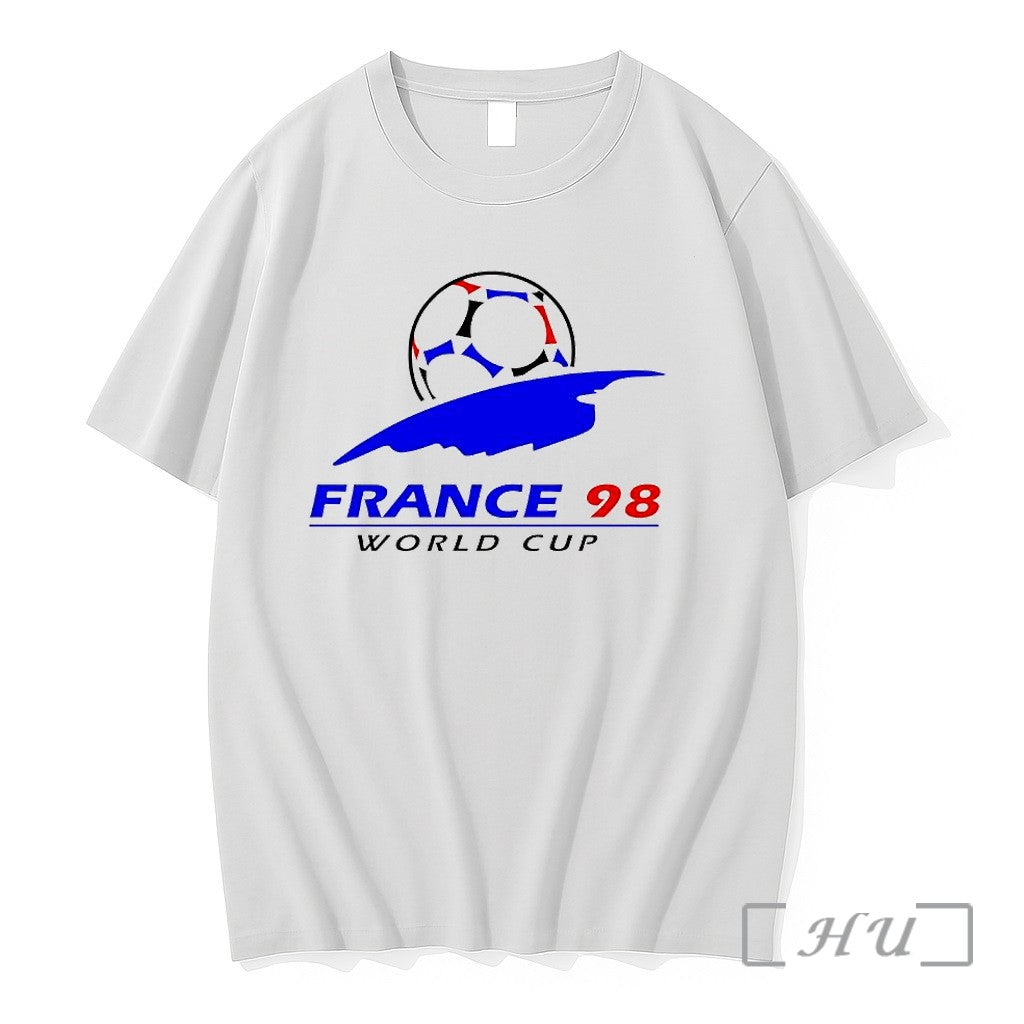 Officials Retro France 98 World Cup Soccer Logo - Adult & Kids T-Shirts, Sweatshirts & Hoodies apparel design preview 1