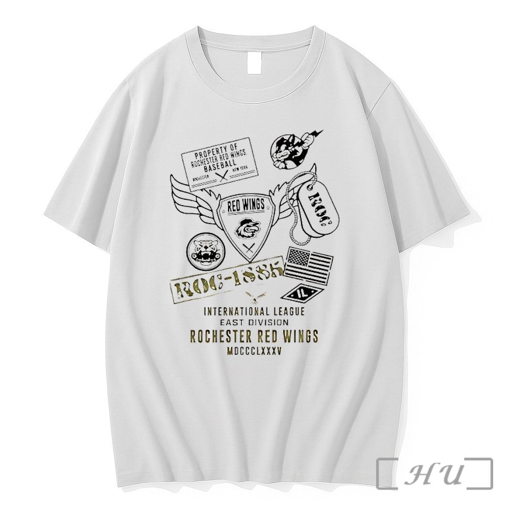 Officials Rochester Red Wings Baseball New York 1885 - Adult & Kids T-Shirts, Sweatshirts & Hoodies apparel design preview 1