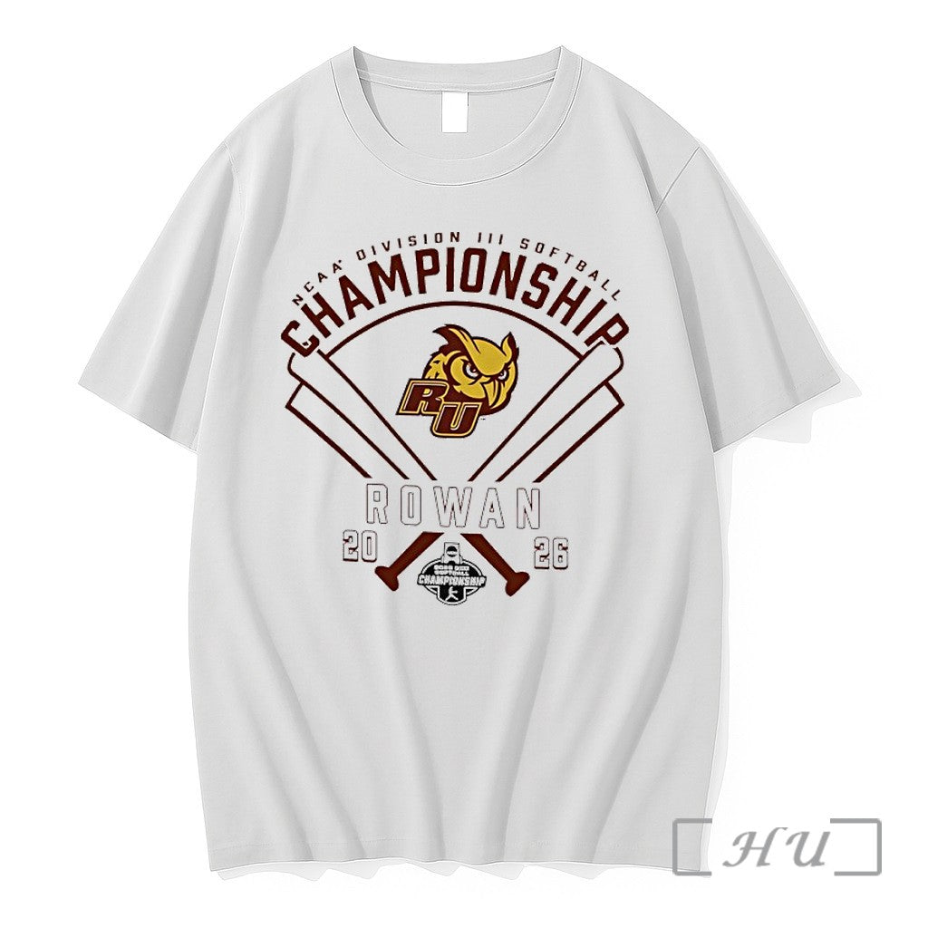 Officials Rowan 2026 Ncaa Division Iii Softball - Adult & Kids T-Shirts, Sweatshirts & Hoodies apparel design preview 1