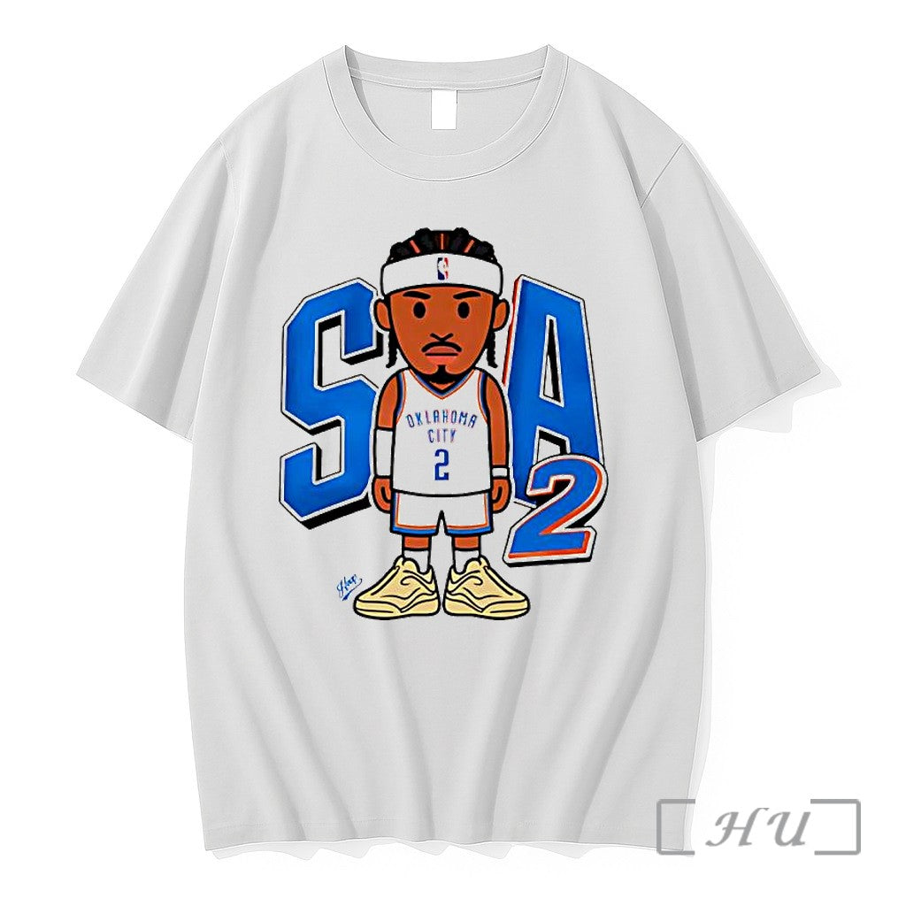 Officials Sga Shai Gilgeous Alexander Oklahoma City - Adult & Kids T-Shirts, Sweatshirts & Hoodies apparel design preview 1