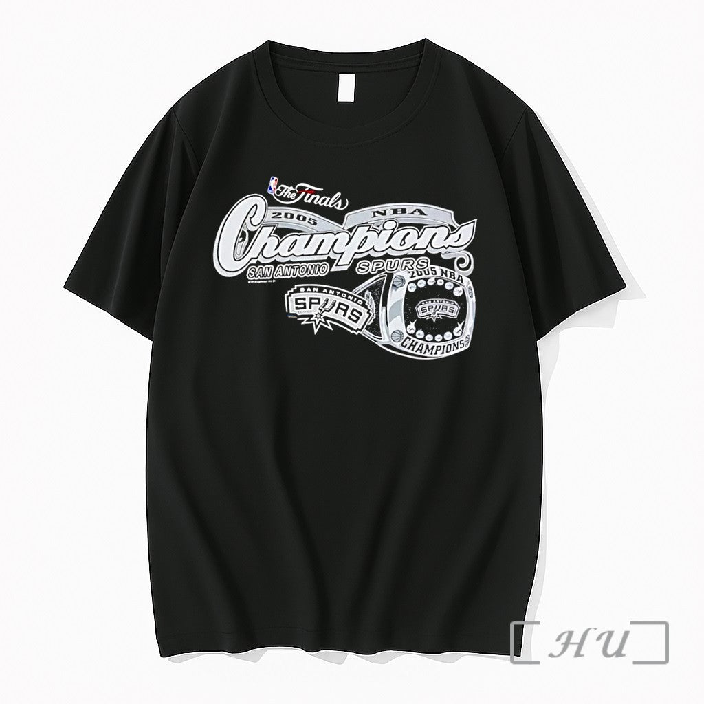 Officials San Antonio Spurs 2005 Nba Finals Champions - Adult & Kids T-Shirts, Sweatshirts & Hoodies apparel design preview 1