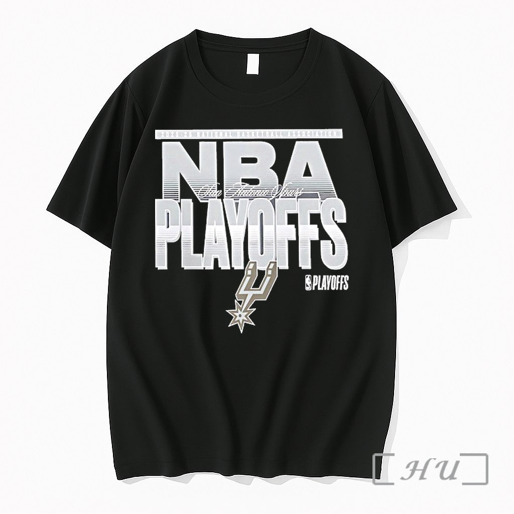 Officials San Antonio Spurs 2026 Nba Playoffs Logo - Adult & Kids T-Shirts, Sweatshirts & Hoodies apparel design preview 1