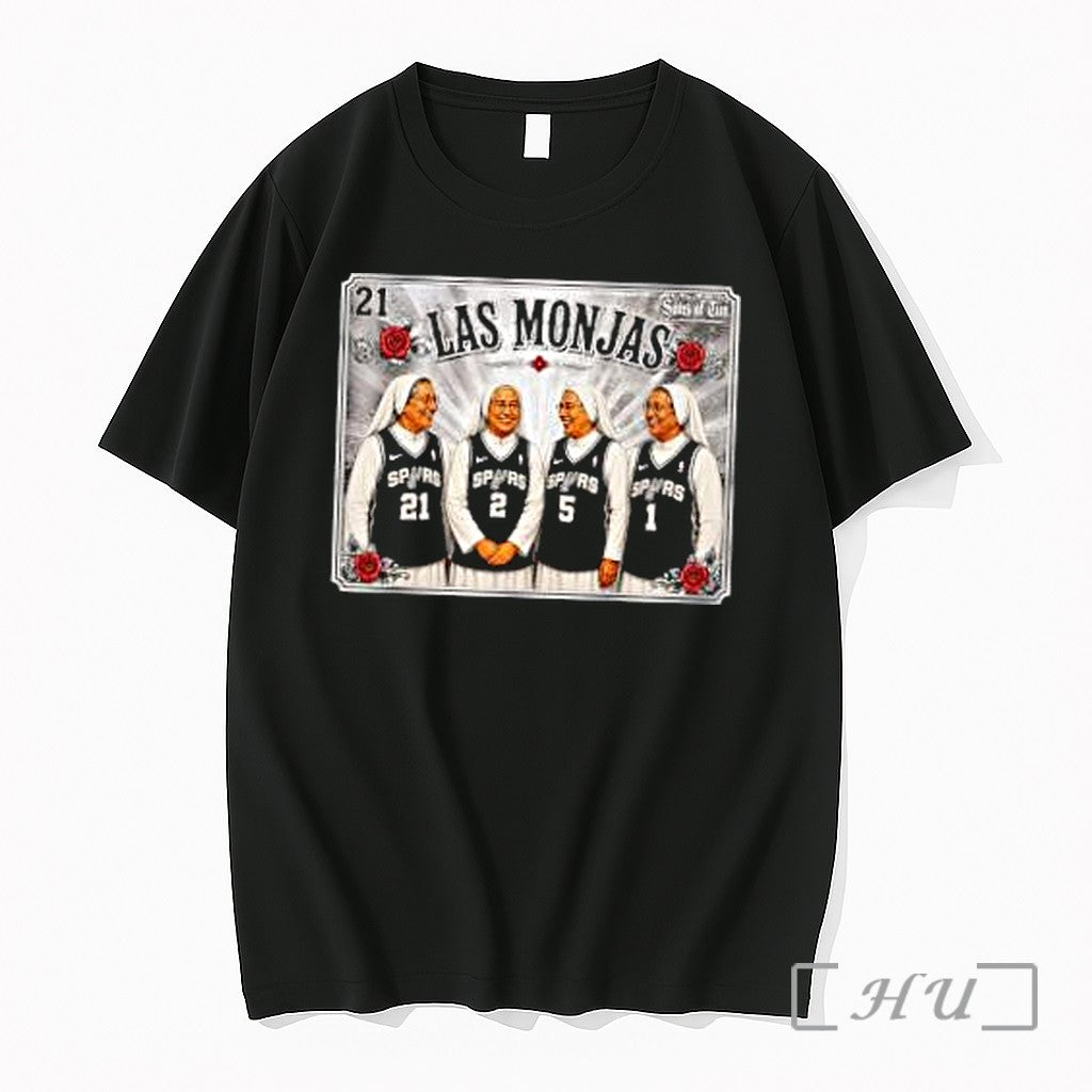 Officials San Antonio Spurs Las Monjas Premium - Adult & Kids T-Shirts, Sweatshirts & Hoodies apparel design preview 1