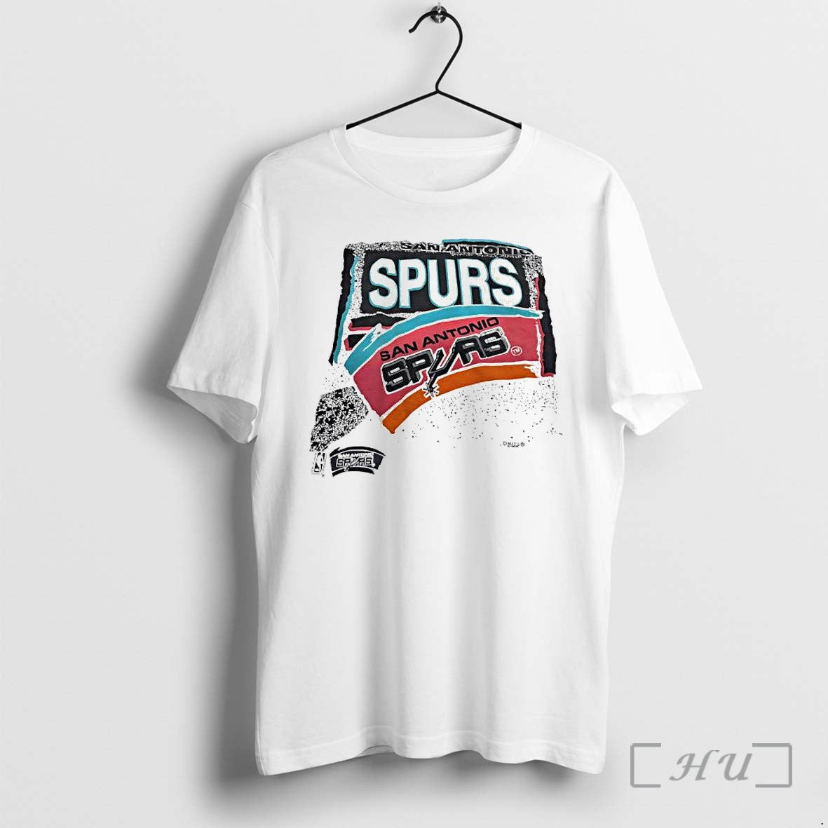 Officials San Antonio Spurs Nba Tetro 90s Graphic - Adult & Kids T-Shirts, Sweatshirts & Hoodies apparel design preview 1