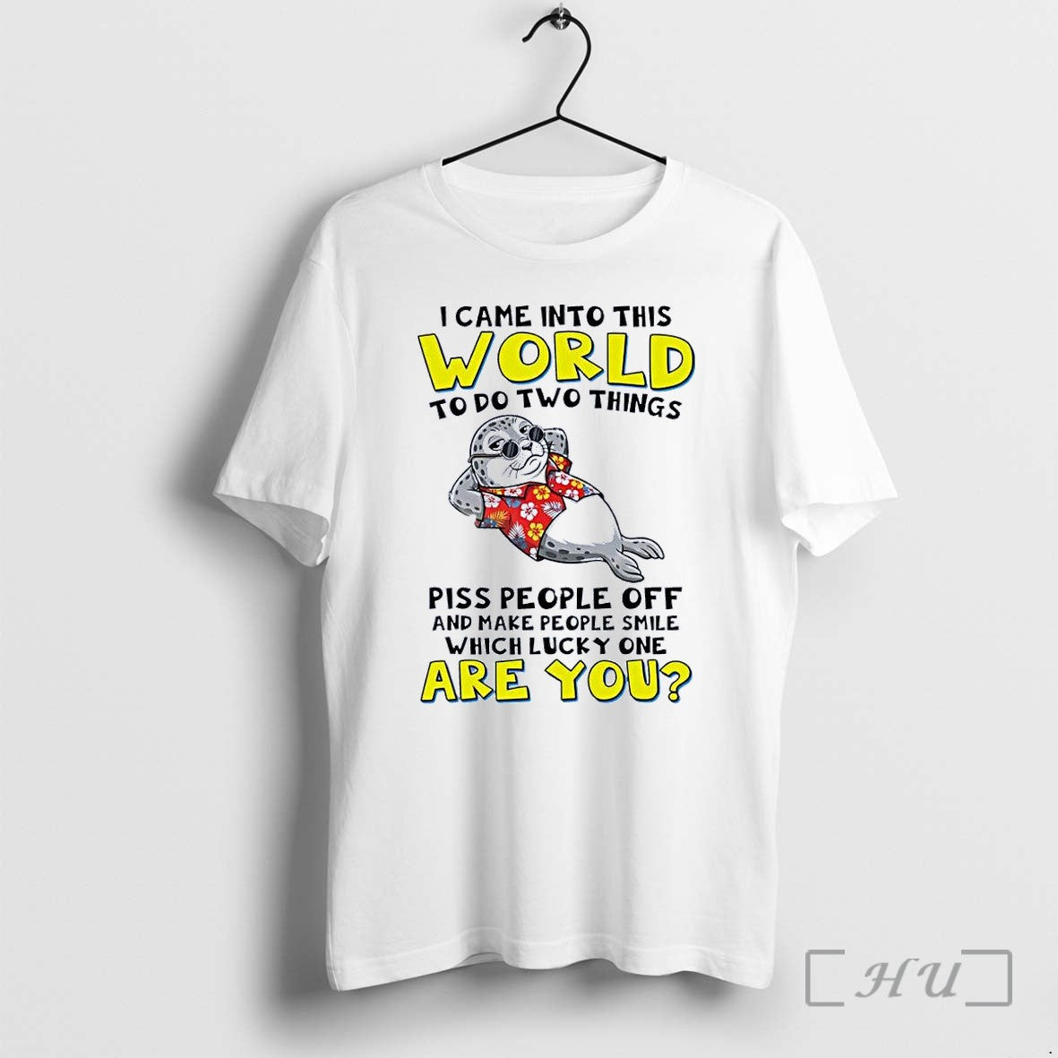 Officials Sarcastic Seal Piss People Off Make Smile - Adult & Kids T-Shirts, Sweatshirts & Hoodies apparel design preview 1