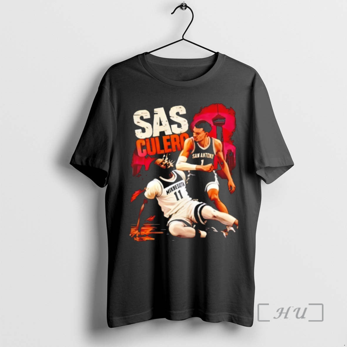 Officials Sas Culero Victor Wembanyama Elbow Naz Reid - Adult & Kids T-Shirts, Sweatshirts & Hoodies apparel design preview 1