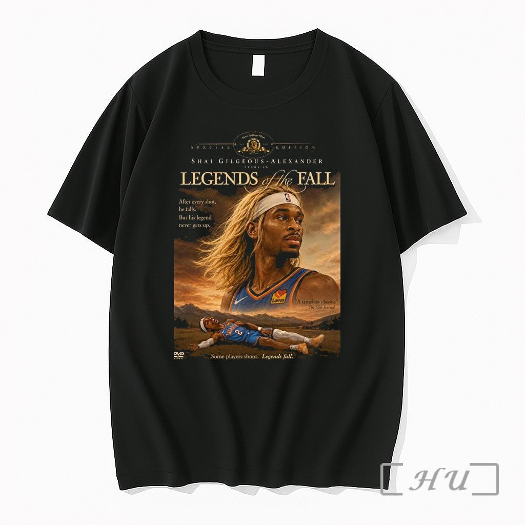 Officials Shai Gilgeous Alexander Legends Of The Fall - Adult & Kids T-Shirts, Sweatshirts & Hoodies apparel design preview 1