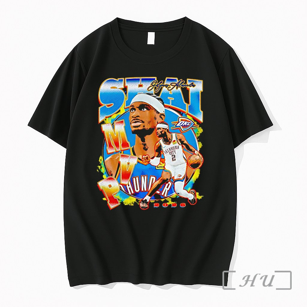 Officials Shai Sga Gilgeous Alexander Mvp 2026 - Adult & Kids T-Shirts, Sweatshirts & Hoodies apparel design preview 1
