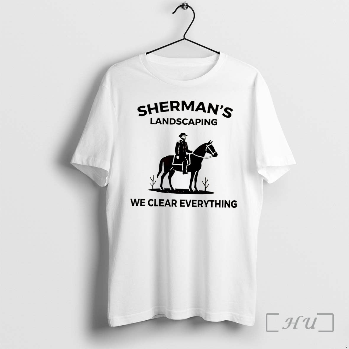 Officials Shermans Landscaping We Clear Everything - Adult & Kids T-Shirts, Sweatshirts & Hoodies apparel design preview 1