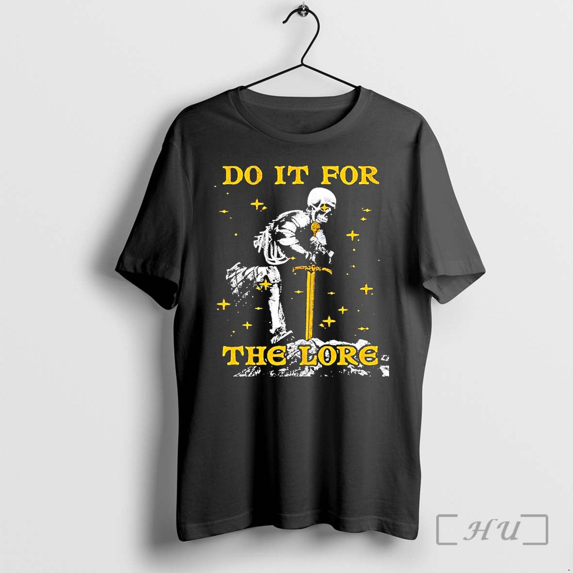 Officials Skeleton Knight Do It For The Lore - Adult & Kids T-Shirts, Sweatshirts & Hoodies apparel design preview 1