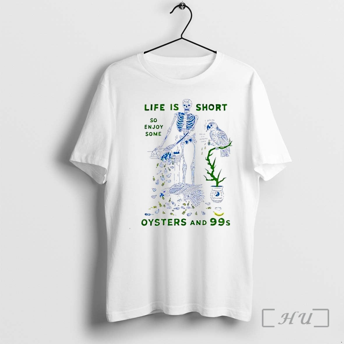 Officials Skeleton Life Is Short So Enjoy Some - Adult & Kids T-Shirts, Sweatshirts & Hoodies apparel design preview 1