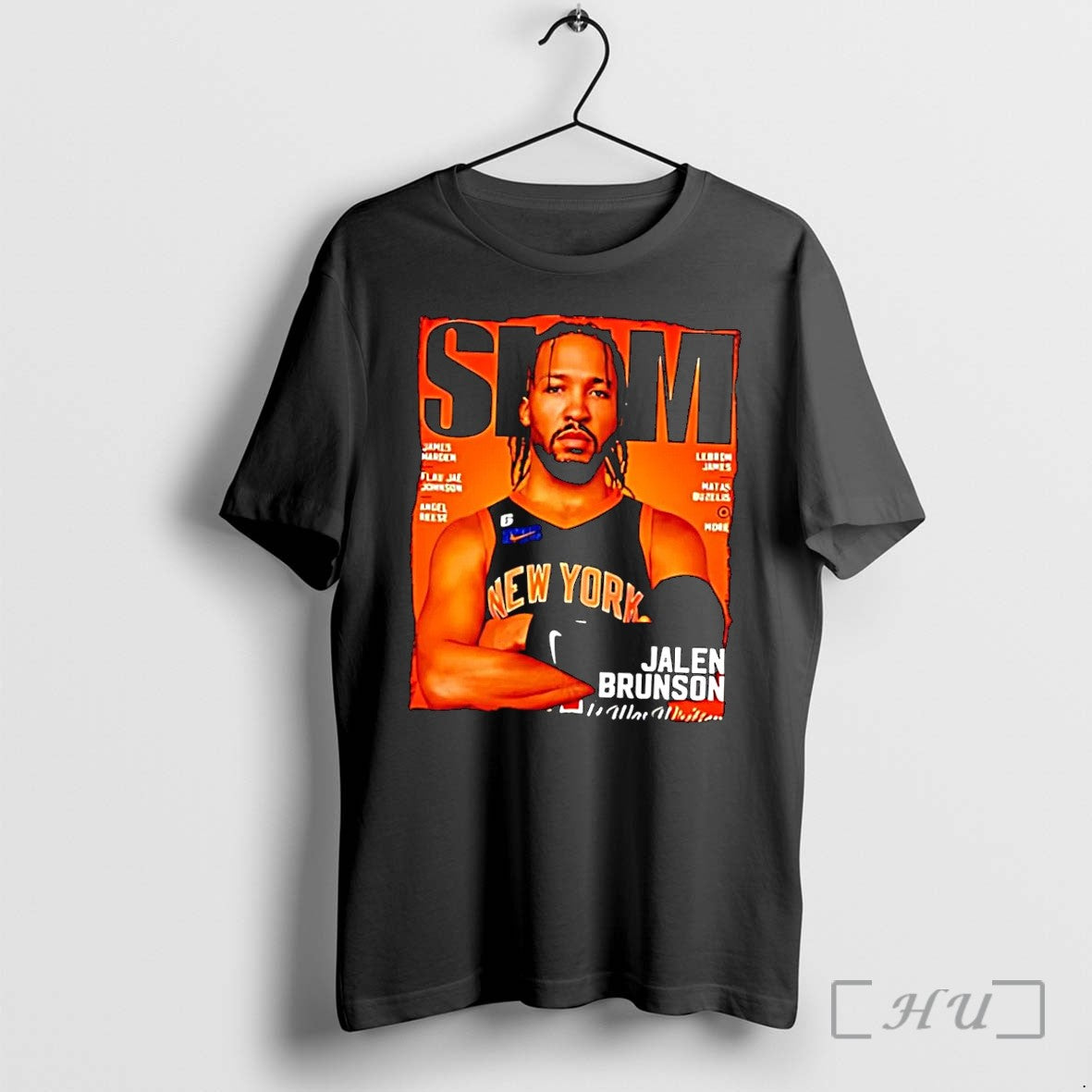 Officials Slam Magazine Jalen Brunson New York - Adult & Kids T-Shirts, Sweatshirts & Hoodies apparel design preview 1