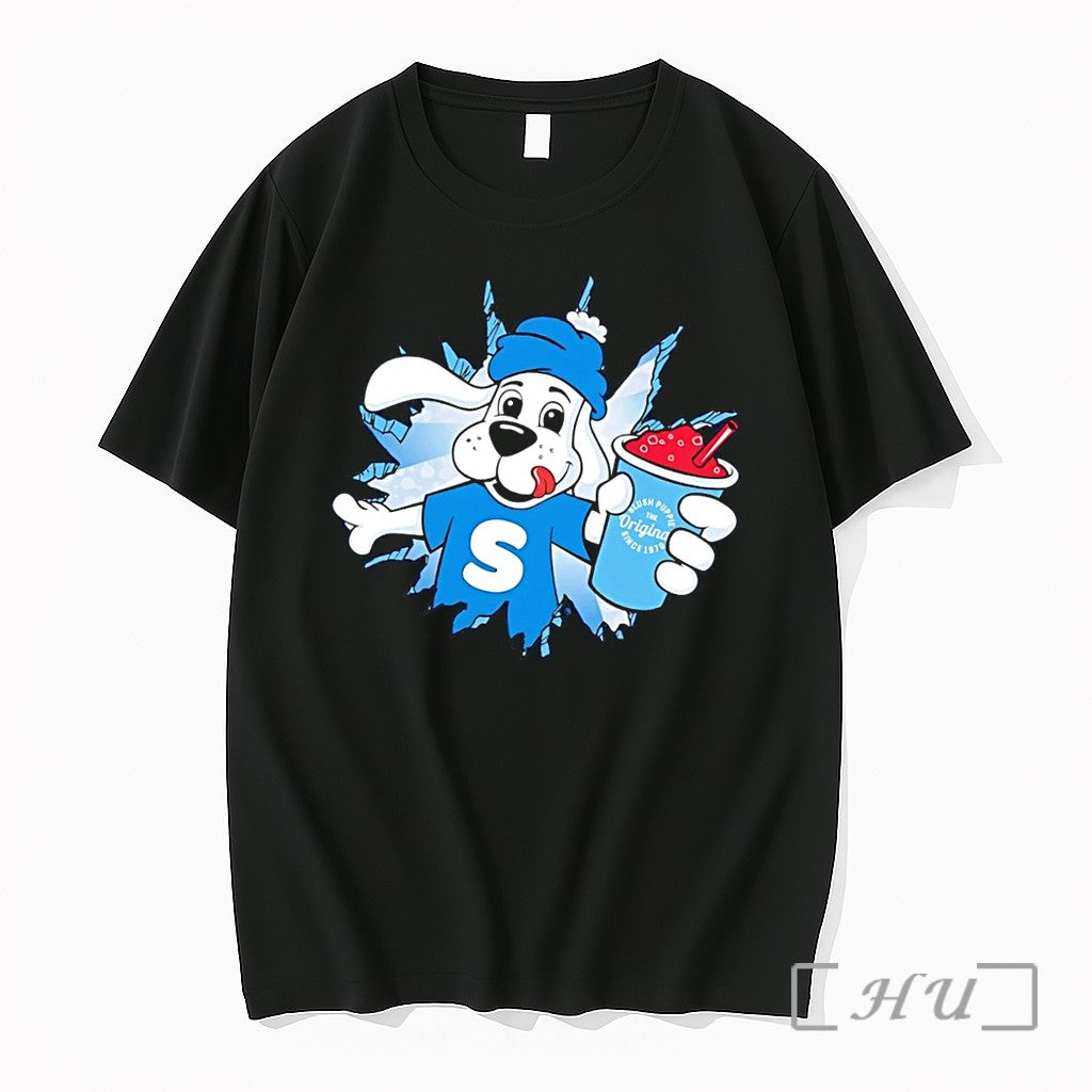 Officials Slush Puppie Mascot Dog S Logo Breaking Ice - Adult & Kids T-Shirts, Sweatshirts & Hoodies apparel design preview 1