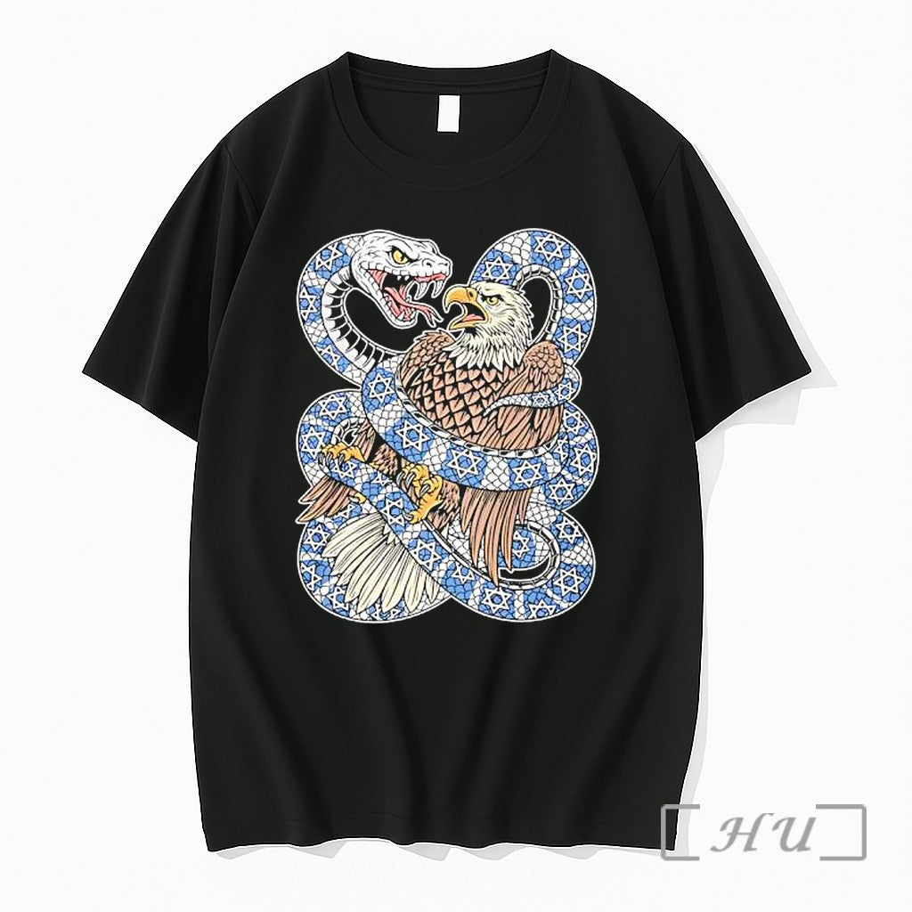 Officials Snake Israel With Eagle America Premium - Adult & Kids T-Shirts, Sweatshirts & Hoodies apparel design preview 1